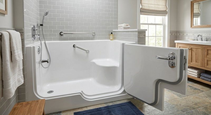 Walk In Tub Installation detail